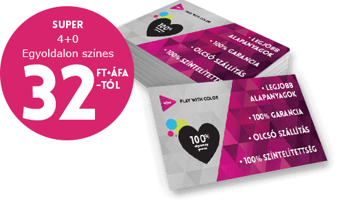 Névjegykártyák<br>A LEGJOBB ÁRON